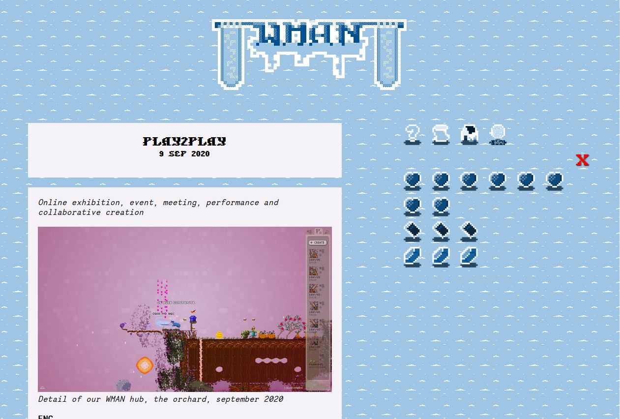 screenshot of the site on screen resolution